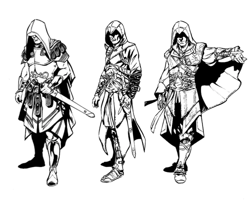 Illustration tirée de la bande dessinée Assassin's Creed
