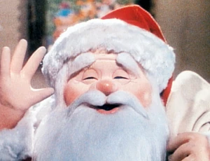 The elderly Santa as seen at the end of the special just prior to the fade to black