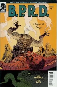Cover to B.P.R.D.: Plague of Frogs #1
