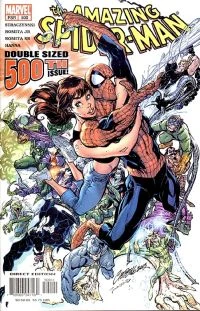 Cover to Amazing Spider-Man #500