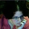 At the computer