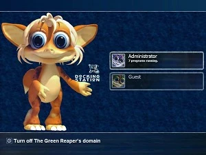 The Bruin logon screen