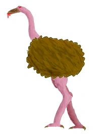Artist's impression of an Emu
