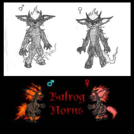 Teenage Balrog Norns.