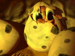 A hatching Norn