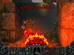 The Bloodscourge, firing at an Ettin