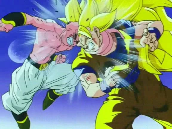 goku ssj3 vs majin buu audio latino