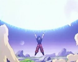 goku genkidama majin boo