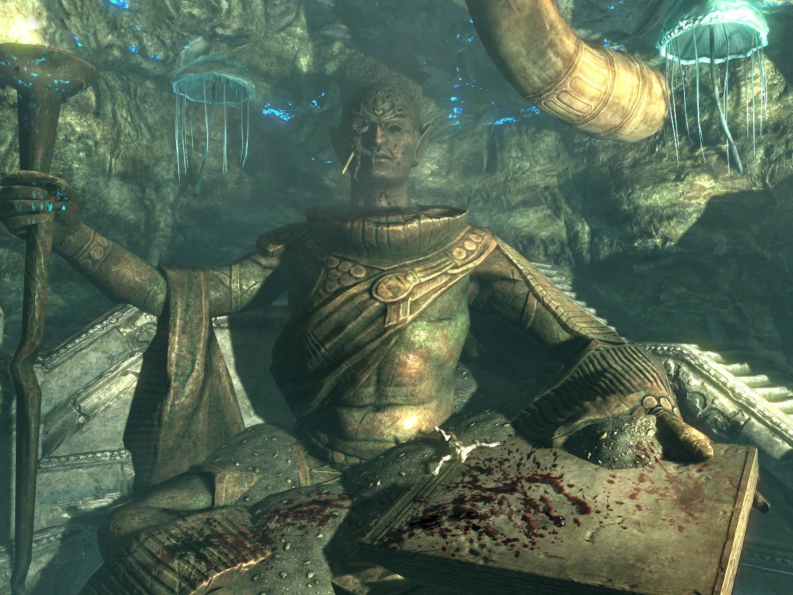 Snow Prince, the last of the Falmer Elves of Skyrim