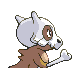 Imagen posterior de Cubone macho o hembra en Pokémon Diamante y Perla