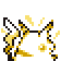 Imagen posterior de Pikachu en la primera generación