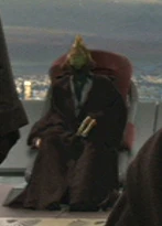 Coleman Kcaj en el Consejo Jedi