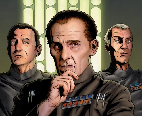 Gran Moffs Denn Wessex, Wilhuff Tarkin, y Marcellin Wessel.