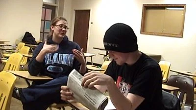 Charity Reitmeier with Rob Ross in Classy Kids
