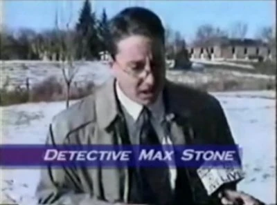 Chris Dorfschmidt in The Tiki God, a short movie he made for Intro to Film class in fall of 2003.