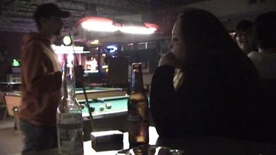 Against her boyfriend's wishes, one of the central characters of Turkey Point goes out to the bars by herself.