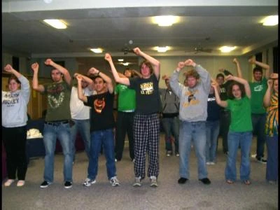 Mike Link and the Fulstone Dance Squad in A Day in the Life of Thee Mike Link.