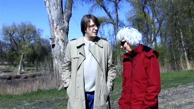 David Henry and Trish McGuire in Duck/Duck/Goose, made for the adult session of the 2008 UND Summer Movie Camps.