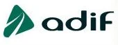 Logotipo del Administrador de Infraestructuras Ferroviarias (ADIF).