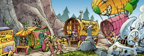 The circus in transit