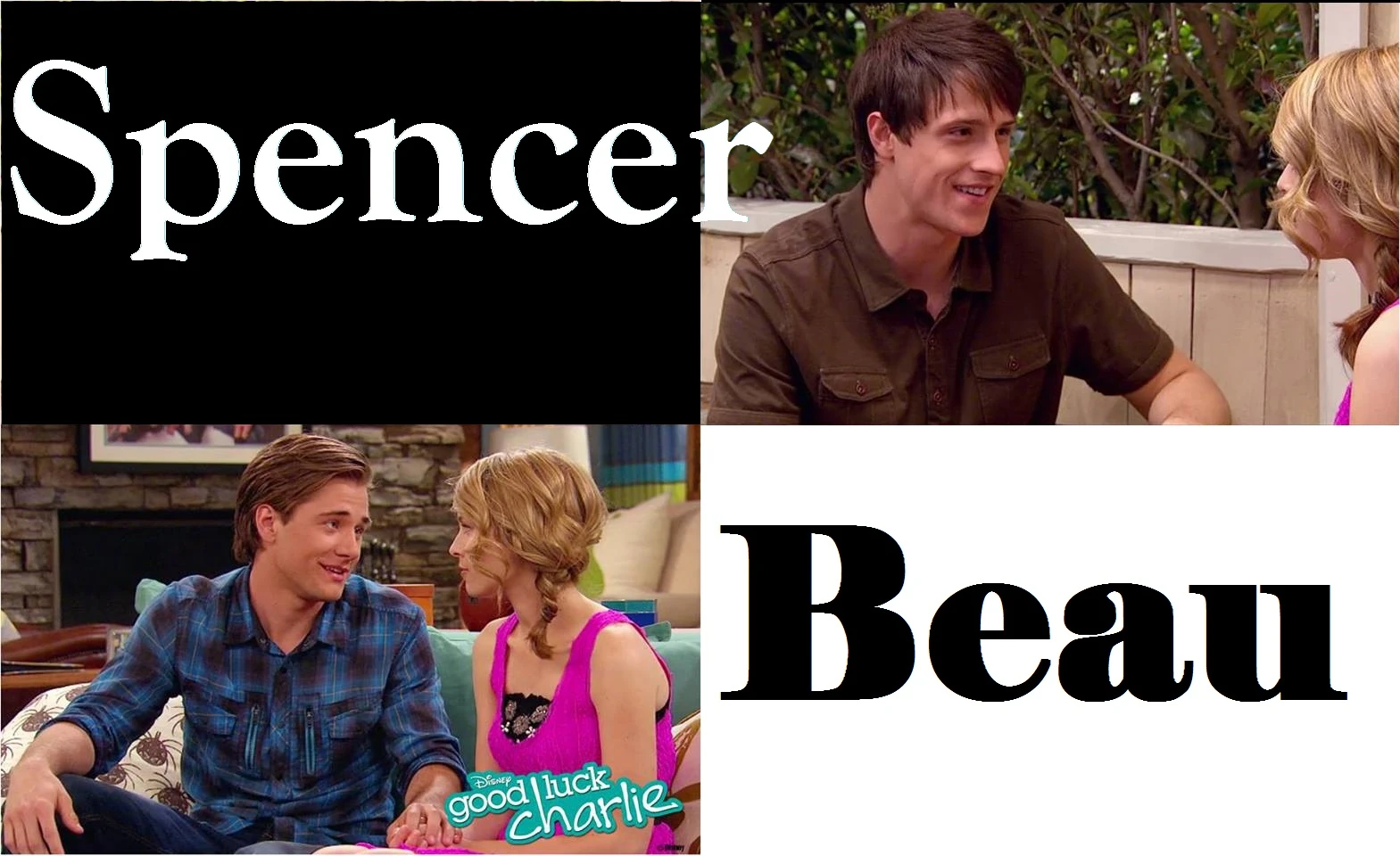 Good Luck Charlie Teddy And Spencer