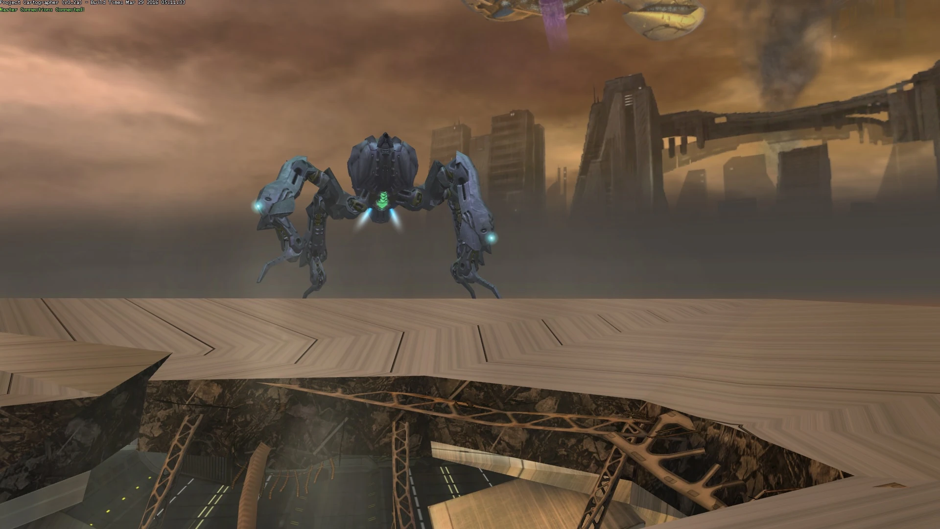 The Scarab's back, as seen with a glitch.
