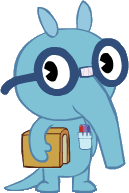 Sniffles, the nerdy anteater