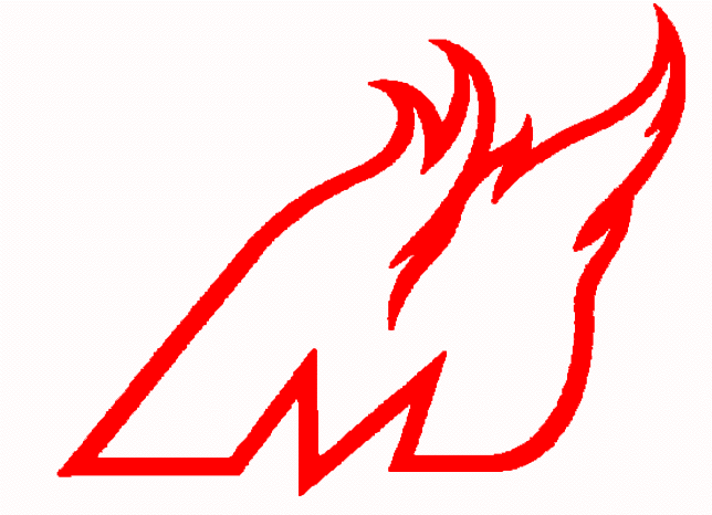 cursive letters for tattoos with flames coming out
