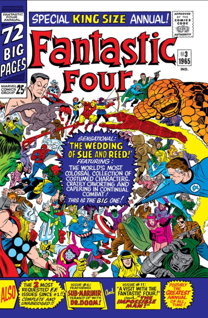 fantastic four 3. Fantastic Four Annual Vol 1 #3
