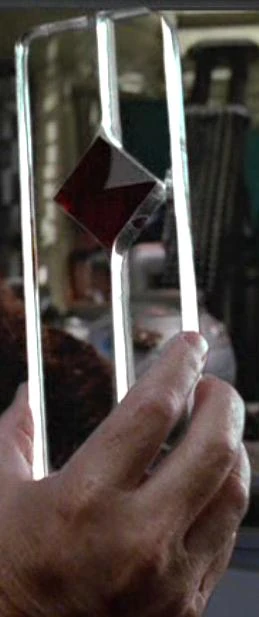 A beryllium crystal