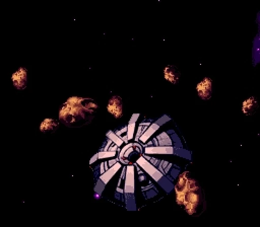 Ceres Space Station, the start of Super Metroid.