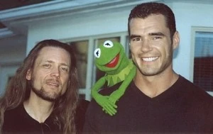 Steve Whitmire, Kermit the Frog, and Dan Payne