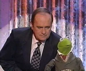 Bob Newhart and Kermit