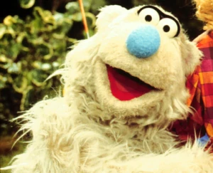 Basil the bear from Sesame Park