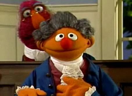 Ernie as John Adams