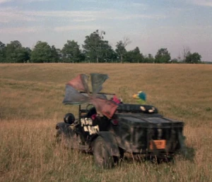 Oscar's car in Follow That Bird.