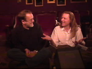 Goelz and Whitmire being interviewed for "The Tale of the Story Beyond the Tale"