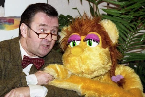 Leonie and co-star Ernst H. Hilbich, in a promotional photo for her spin-off series