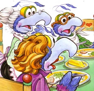 Gonzo's grandma, aunt Grace and cousin Gander.