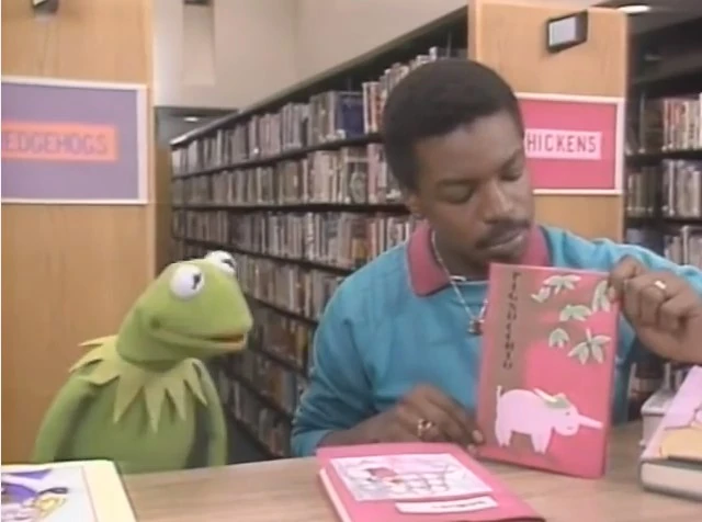Kermit introduces Burton to "Pignoccio".