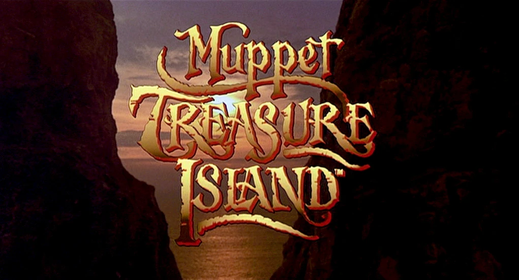 Muppet Treasure Island title card.
