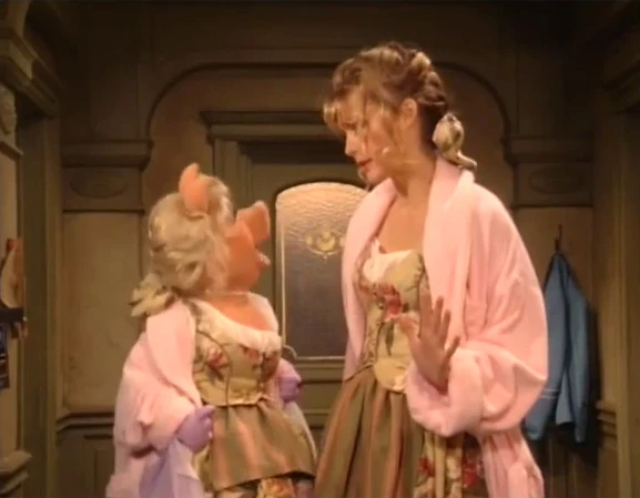 Piggy and Michelle find out that both of them have been hired to host.