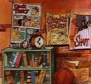 Billy Jo Jive's heroes: Dick Tracy, Sherlock Holmes, and Shaft
