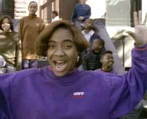 MC Lyte doing the body dance