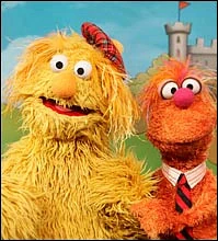 Domby and Kit from UK's Play With Me Sesame