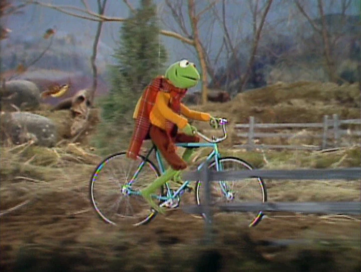 Flippers and pedals in Emmet Otter's Jug-Band Christmas.