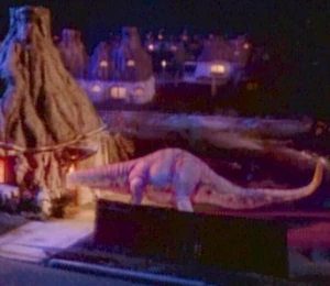 Monica's body peeking out of the Sinclair Home