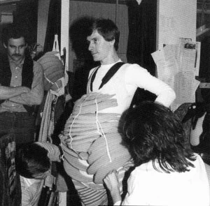 Graham Fletcher, being fitted for Fletcher Bird