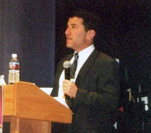 Charlie Rivkin introducing the Jim Henson tribute.