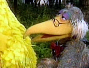 The Birdelli puppet as seen in Sesame Street Jam.